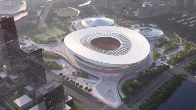 日前，浙江省“千項萬(wàn)億”項目——杭州國際體育中心項目又有了新的進(jìn)展，整個(gè)足球場(chǎng)的輪廓已經(jīng)初見(jiàn)雛形，游泳館及體育館建設已完成總工程量的11%以上。據悉，該項目關(guān)鍵部位建設所需的特殊鋼板，均由河鋼集團舞鋼公司獨家供應。舞鋼鋼板的性能以及舞鋼公司在鋼材制造領(lǐng)域的地位和技術(shù)實(shí)力再次得到彰顯。